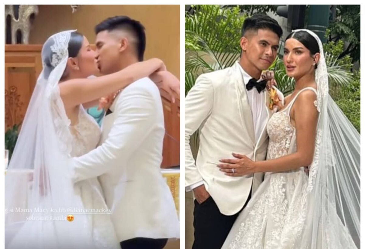 Kiefer Ravena, Diana Mackey ikinasal na