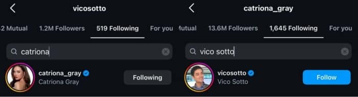 Netizens bet magkatuluyan sina Vico Sotto, Catriona Gray: ‘Perfect couple!’